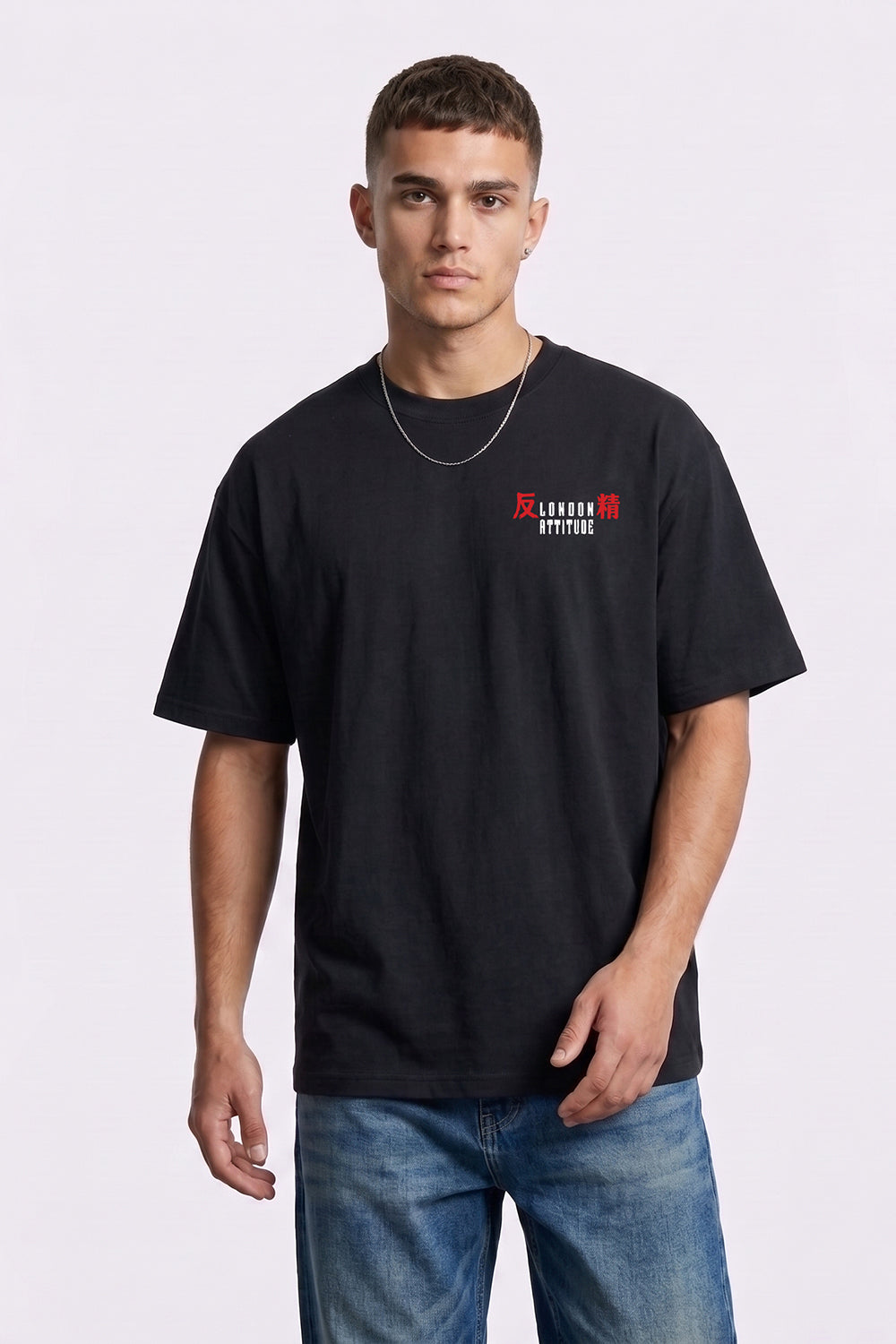 Tokyo After Dark Dragon Oversized Heavyweight Graphic T-Shirt