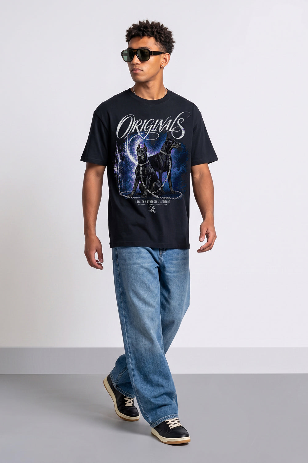 Doberman Oversized Heavyweight Graphic T-Shirt