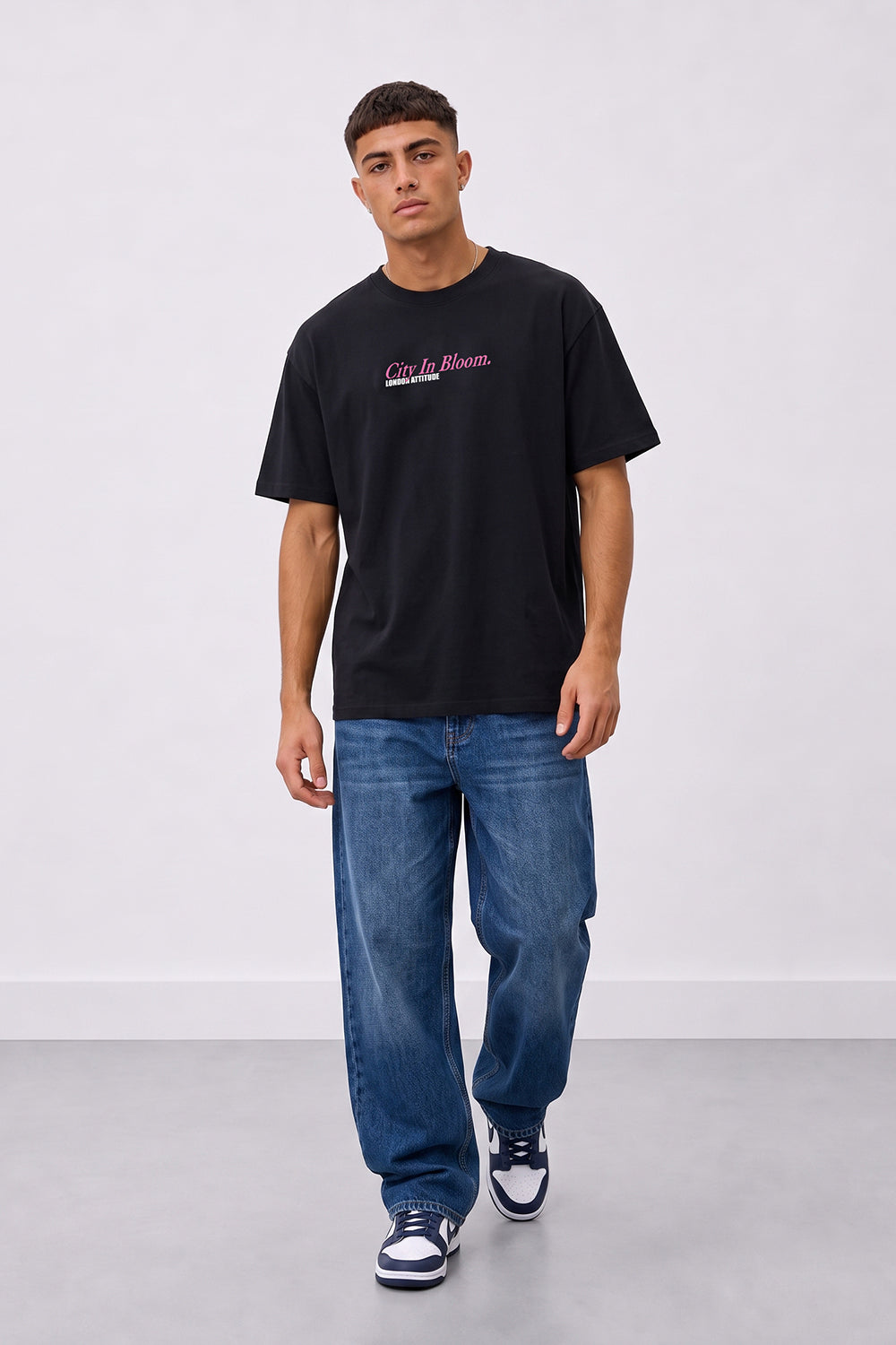 Tokyo City in Bloom Oversized Heavyweight Graphic T-Shirt