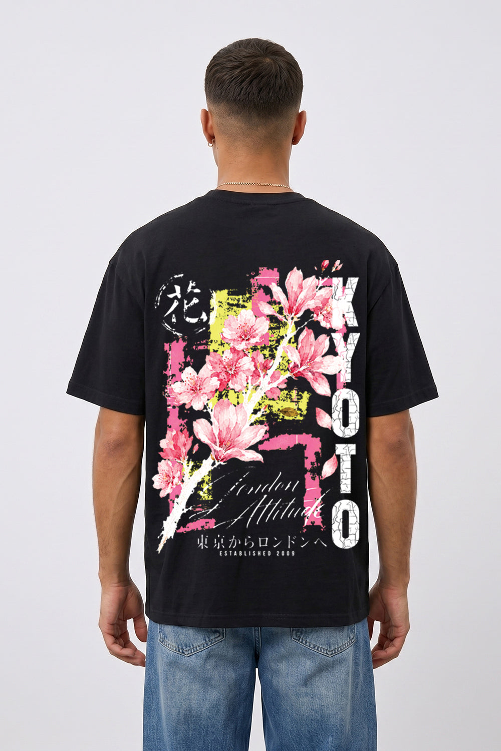 Japanese Blossom Oversized Heavyweight T-Shirt