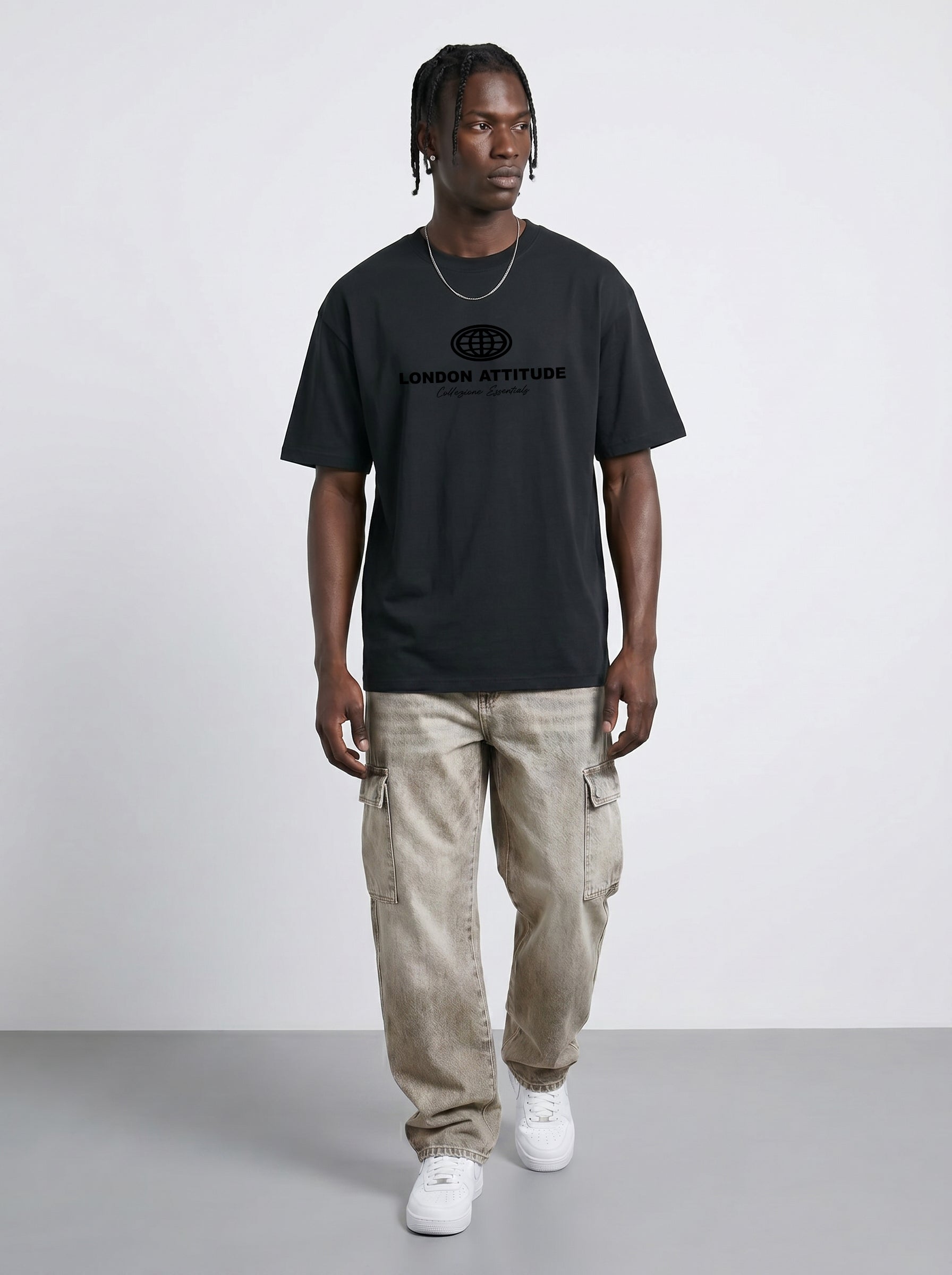 Essential Globe Logo Premium Organic Cotton T-Shirt