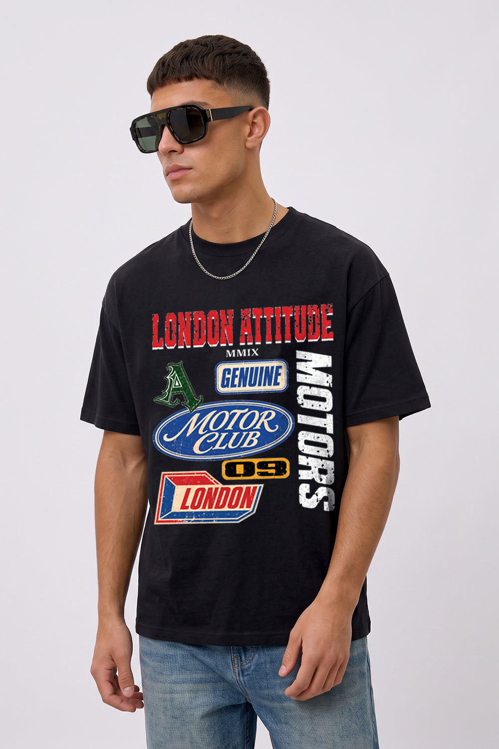 Oversized Heavyweight Vintage Racing T-Shirt