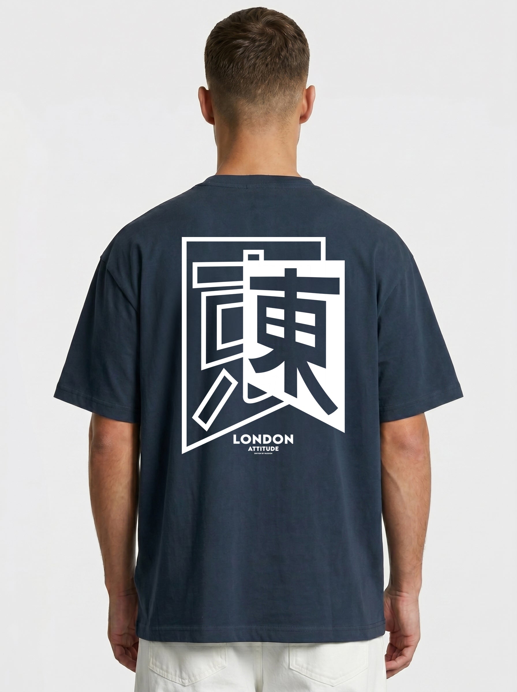 Japanese inspired Oversized Heavyweight Cotton T-Shirt