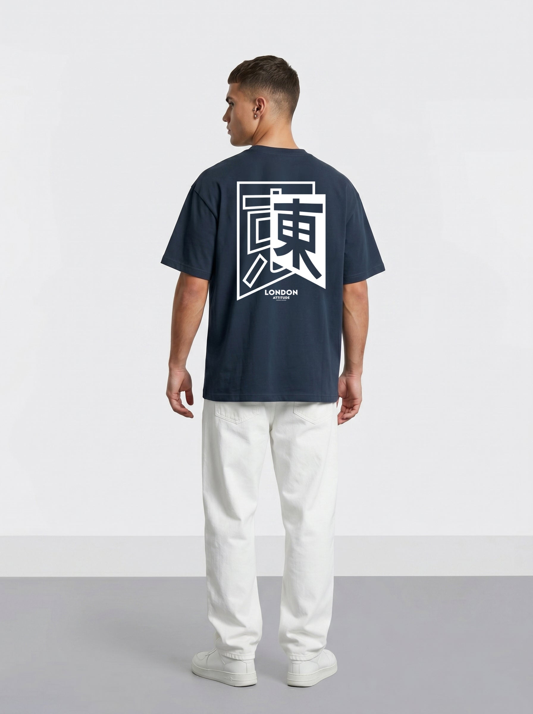 Japanese inspired Oversized Heavyweight Cotton T-Shirt