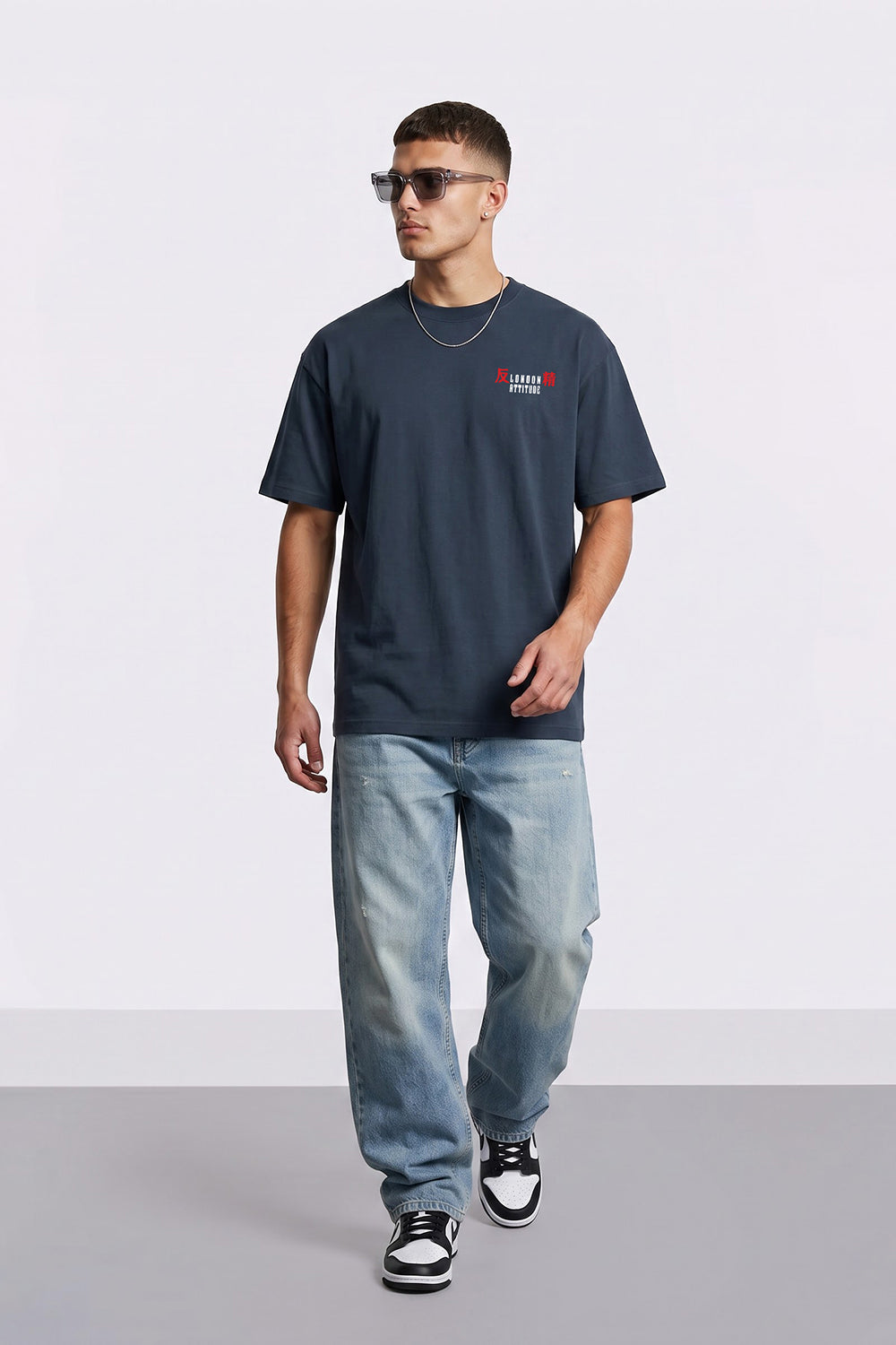Tokyo After Dark Dragon Oversized Heavyweight Graphic T-Shirt