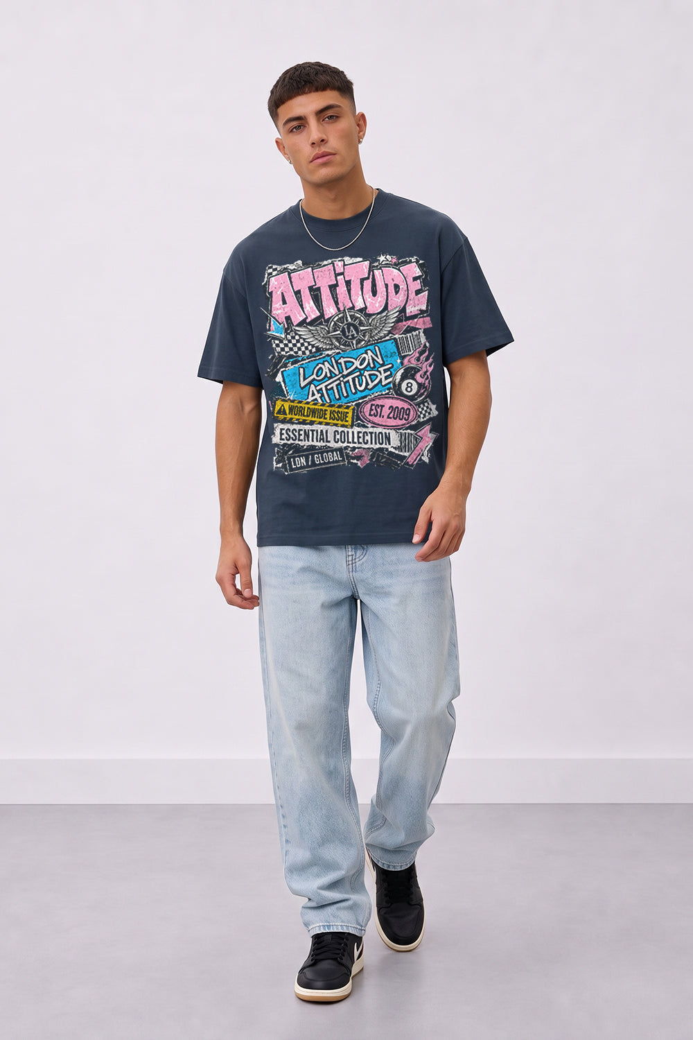 Retro Graphic Oversized Heavyweight Streetwear T-Shirt