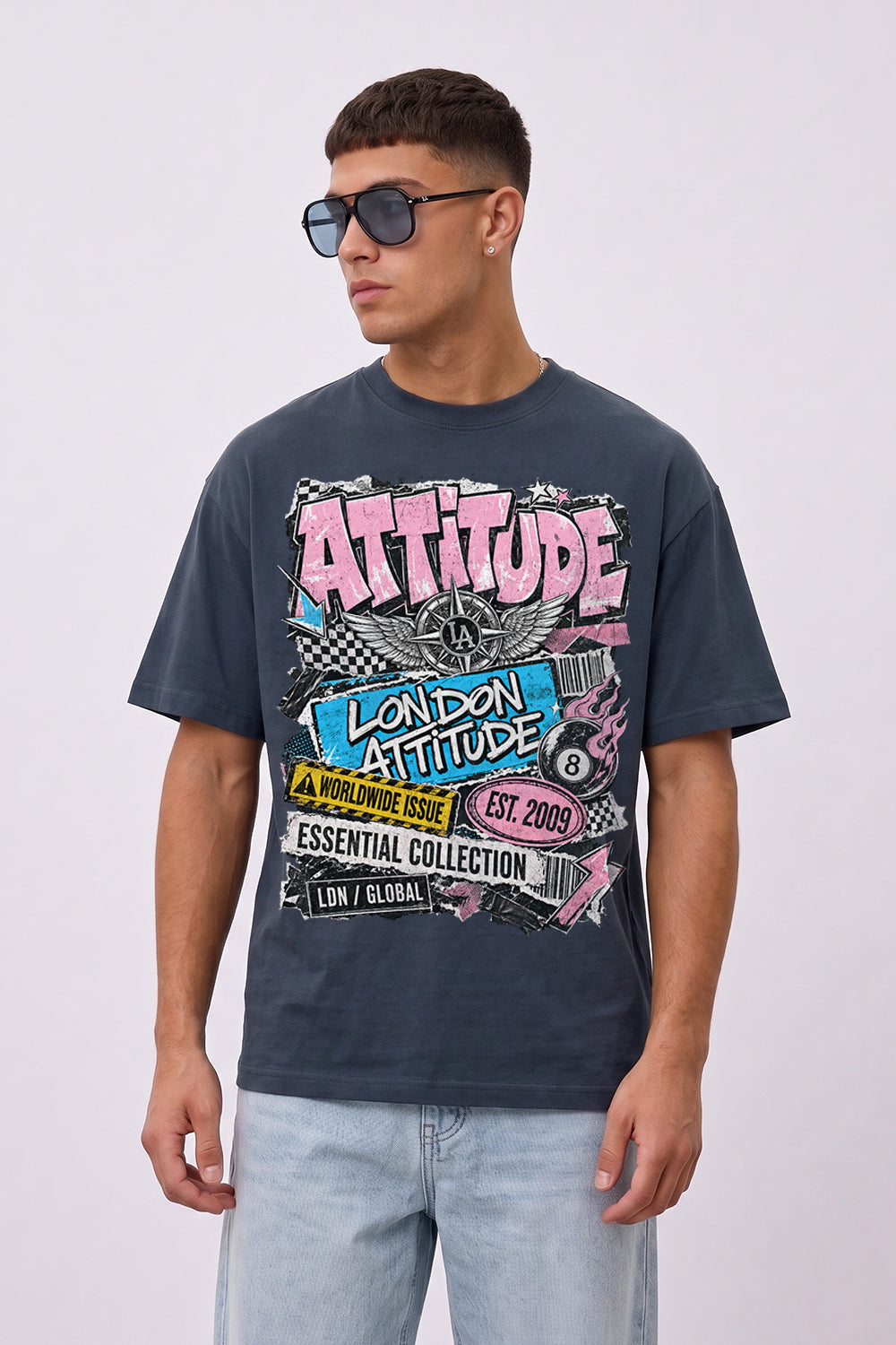 Retro Graphic Oversized Heavyweight Streetwear T-Shirt