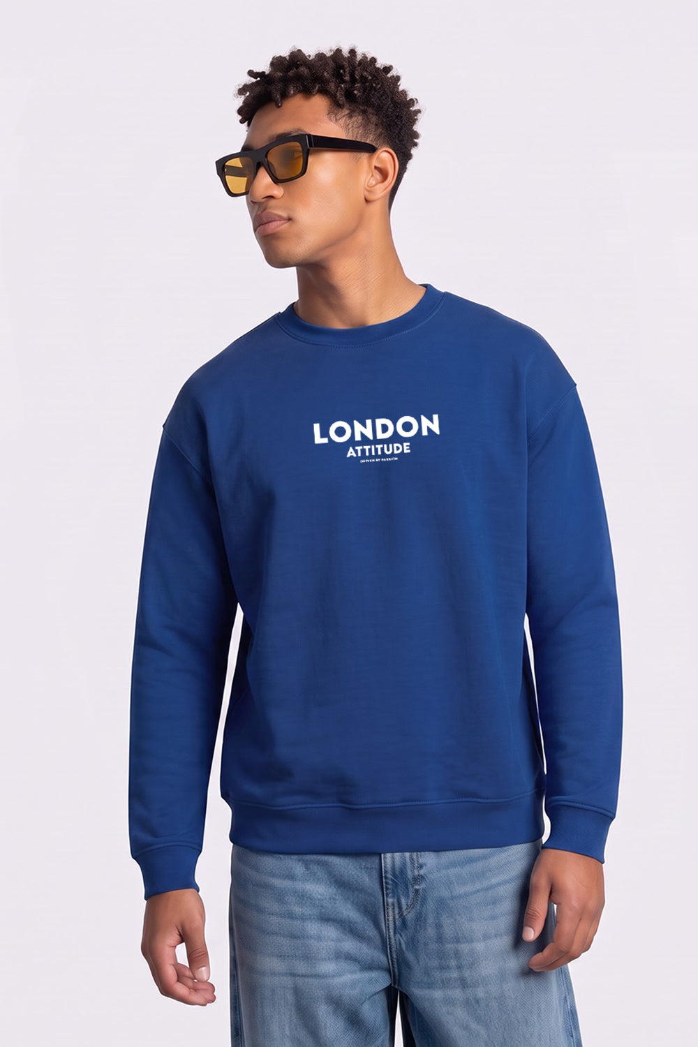 Oversized Dragon Graphic Back Print Sweatshirt