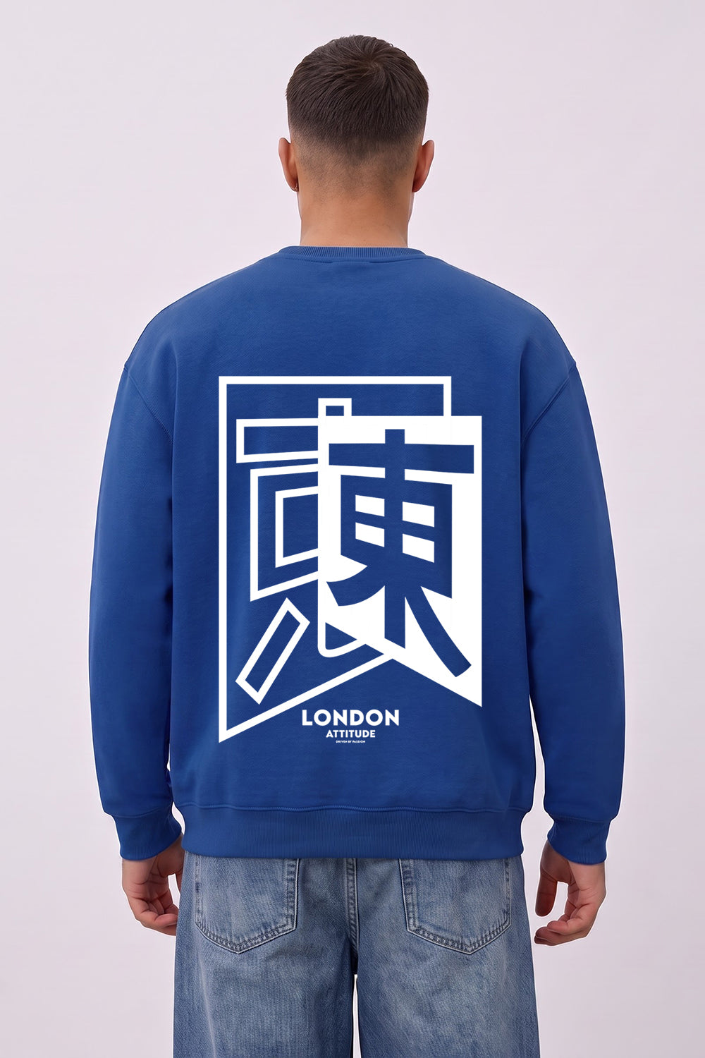 Relaxed Fit Japanese Inspired Graphic Sweatshirt
