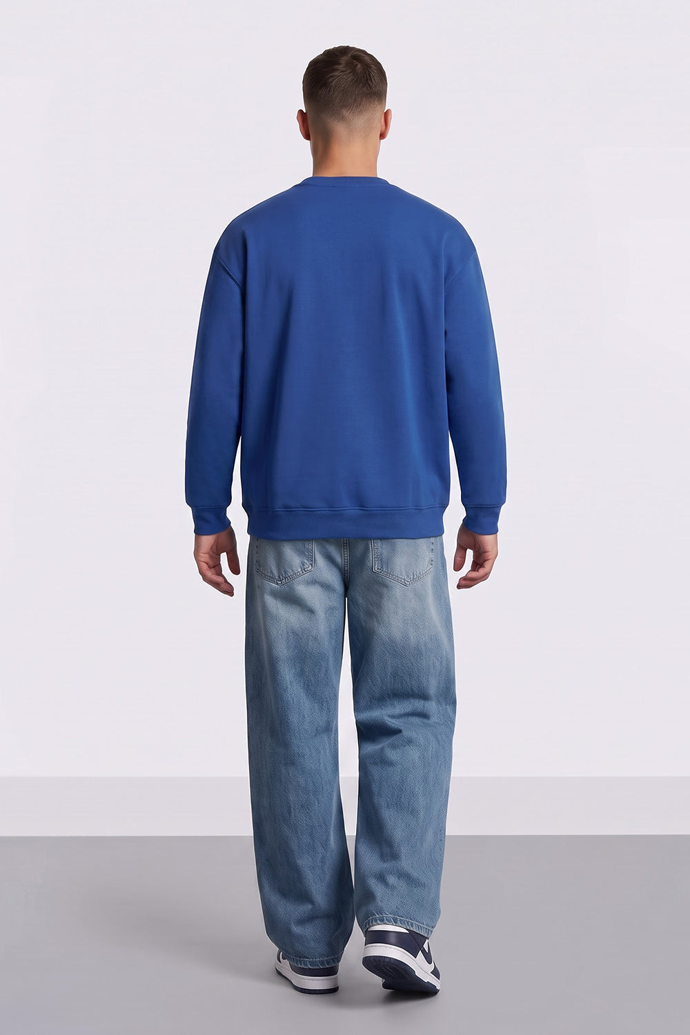 Relaxed Fit Collegiate Graphic Sweatshirt in White