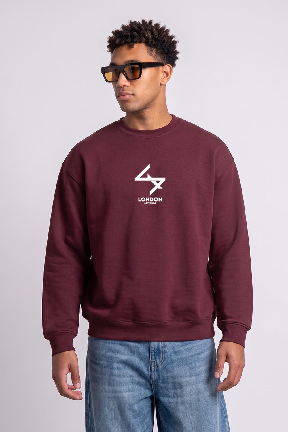 Relaxed Fit Japanese Inspired Graphic Sweatshirt