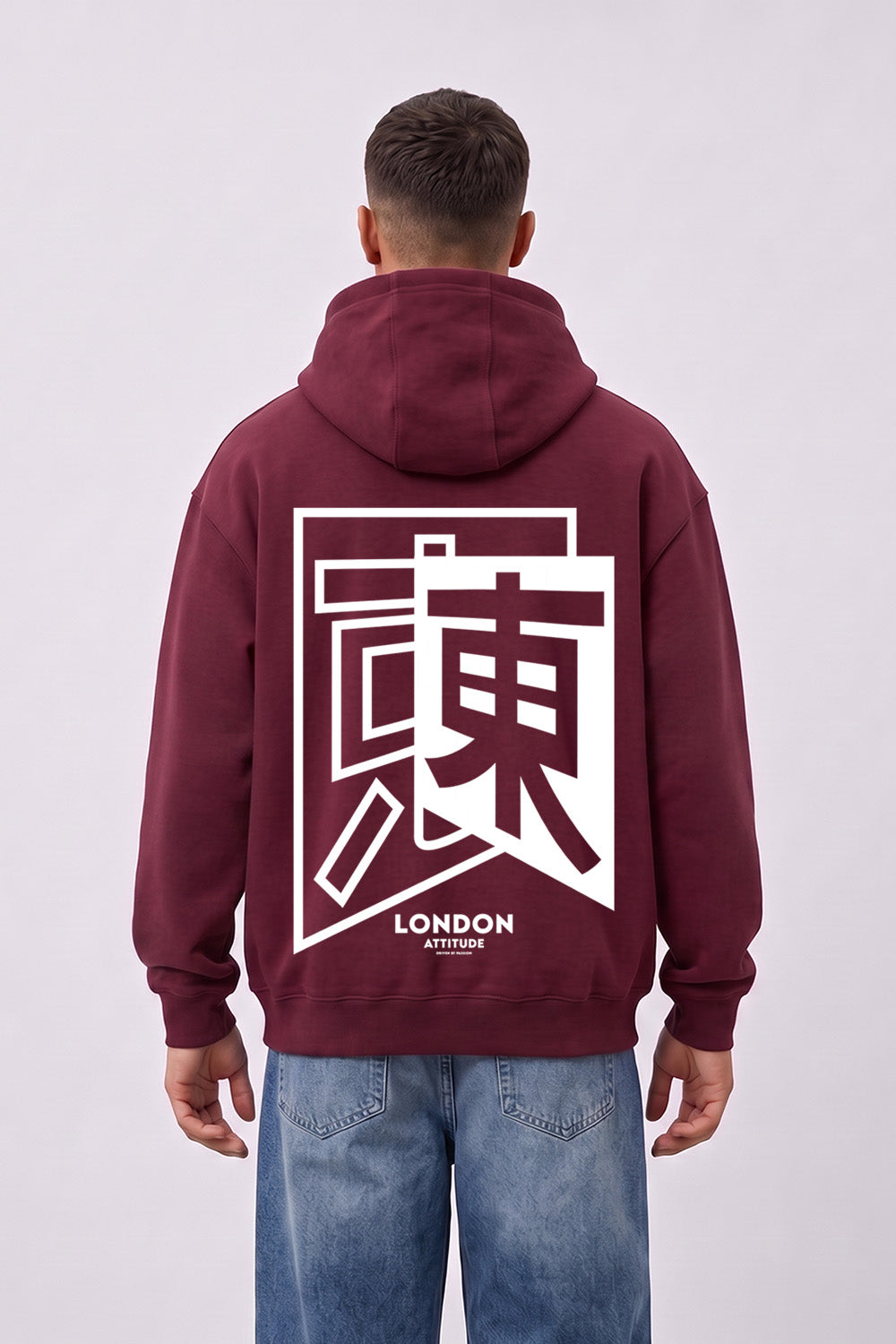 Relaxed Fit Japanese Inspired  Graphic Hoodie