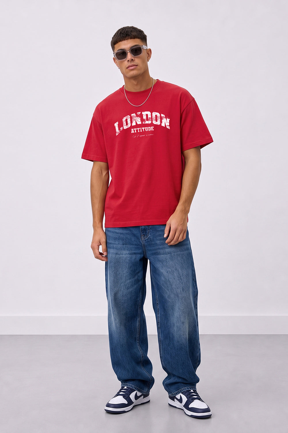 Fearless Street Culture Oversized Heavyweight Graphic T-Shirt