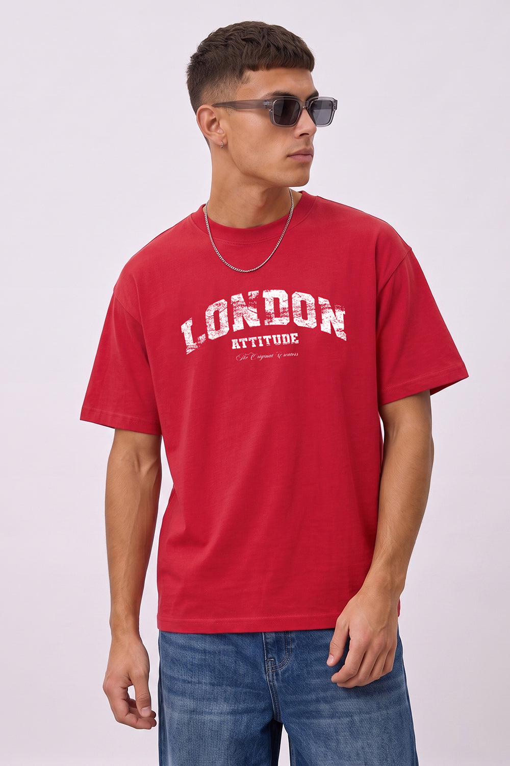 Fearless Street Culture Oversized Heavyweight Graphic T-Shirt