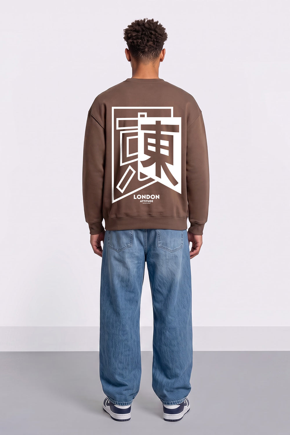 Relaxed Fit Japanese Inspired Graphic Sweatshirt