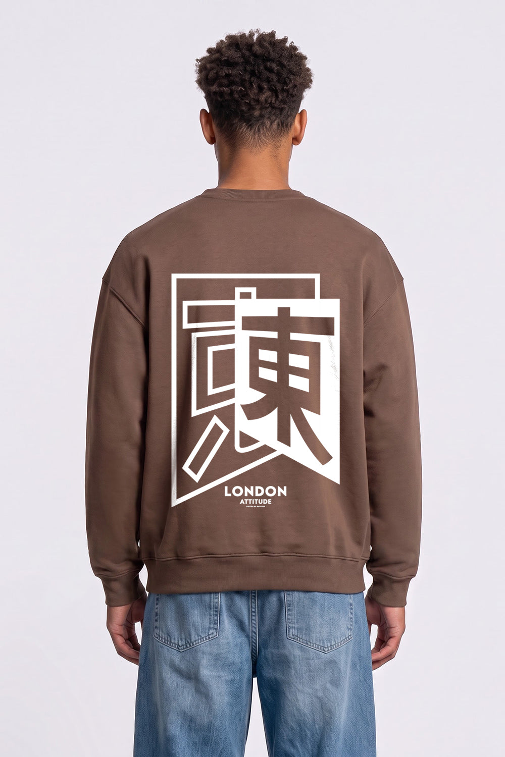 Relaxed Fit Japanese Inspired Graphic Sweatshirt
