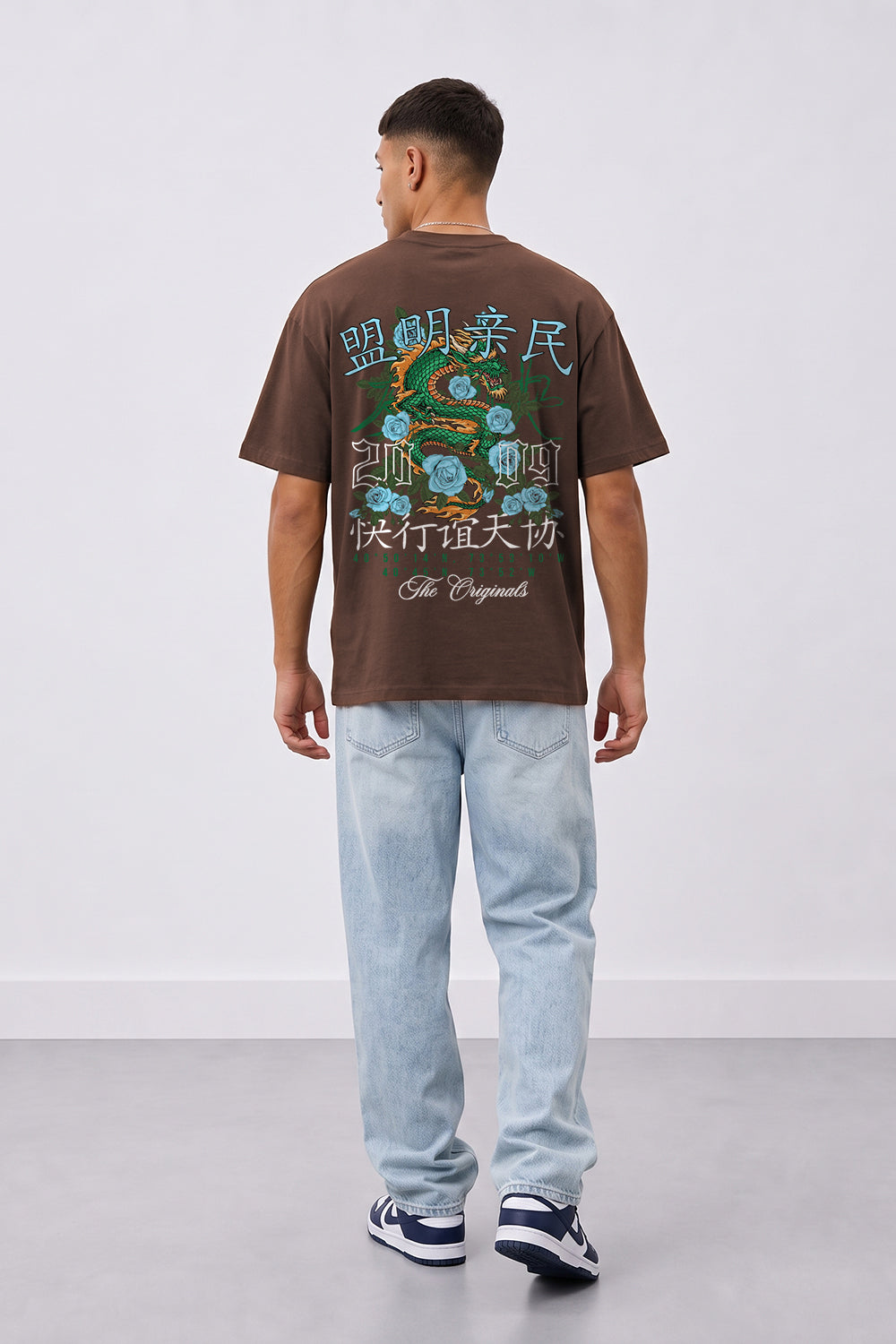 Dragon & Rose Premium Oversized Heavyweight T-Shirt