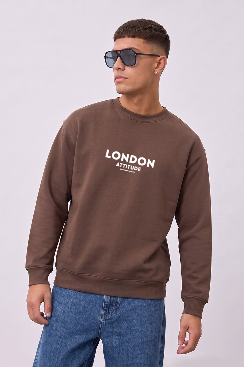 Oversized Dragon Graphic Sweatshirt