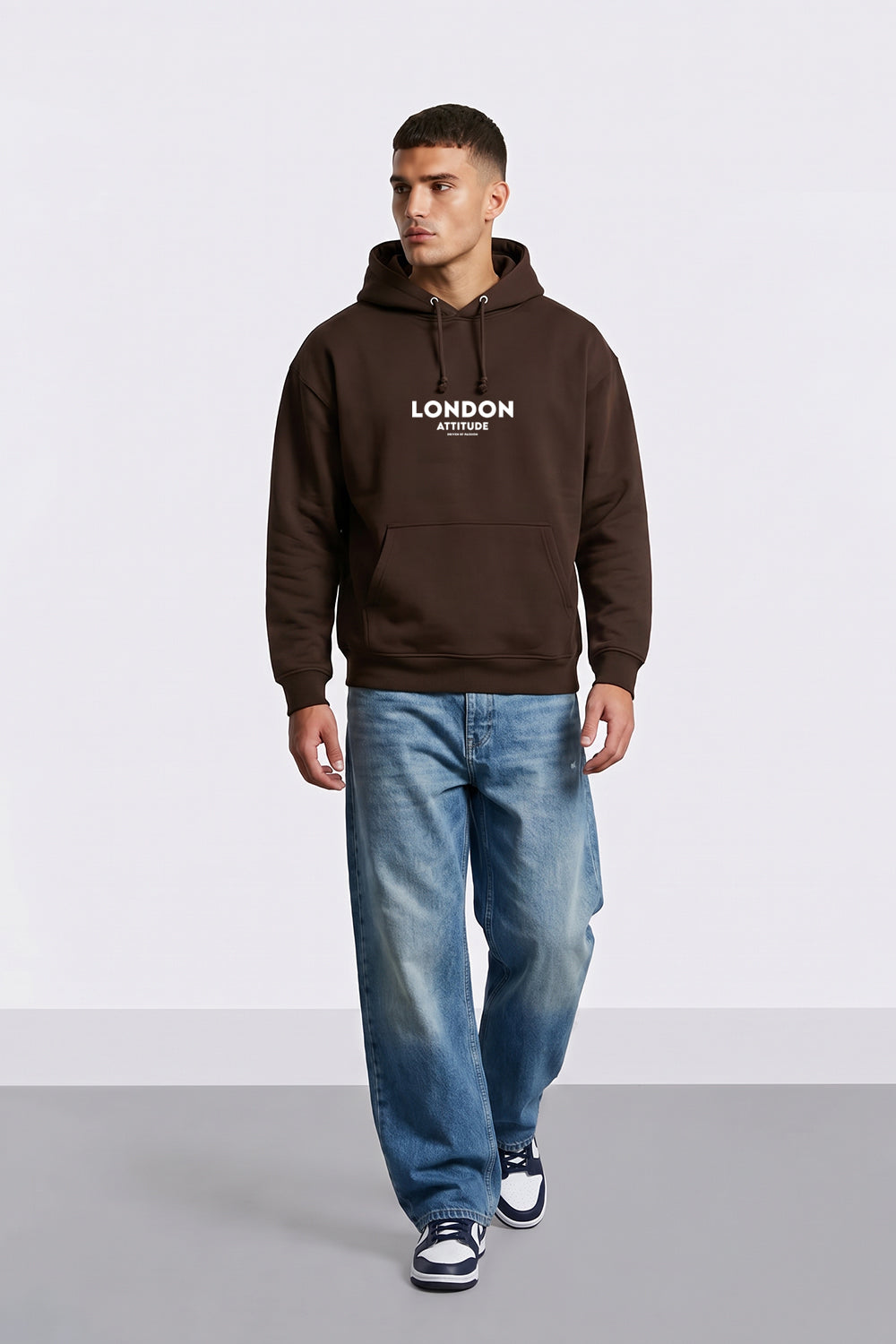 Relaxed Fit Dragon Graphic Hoodie