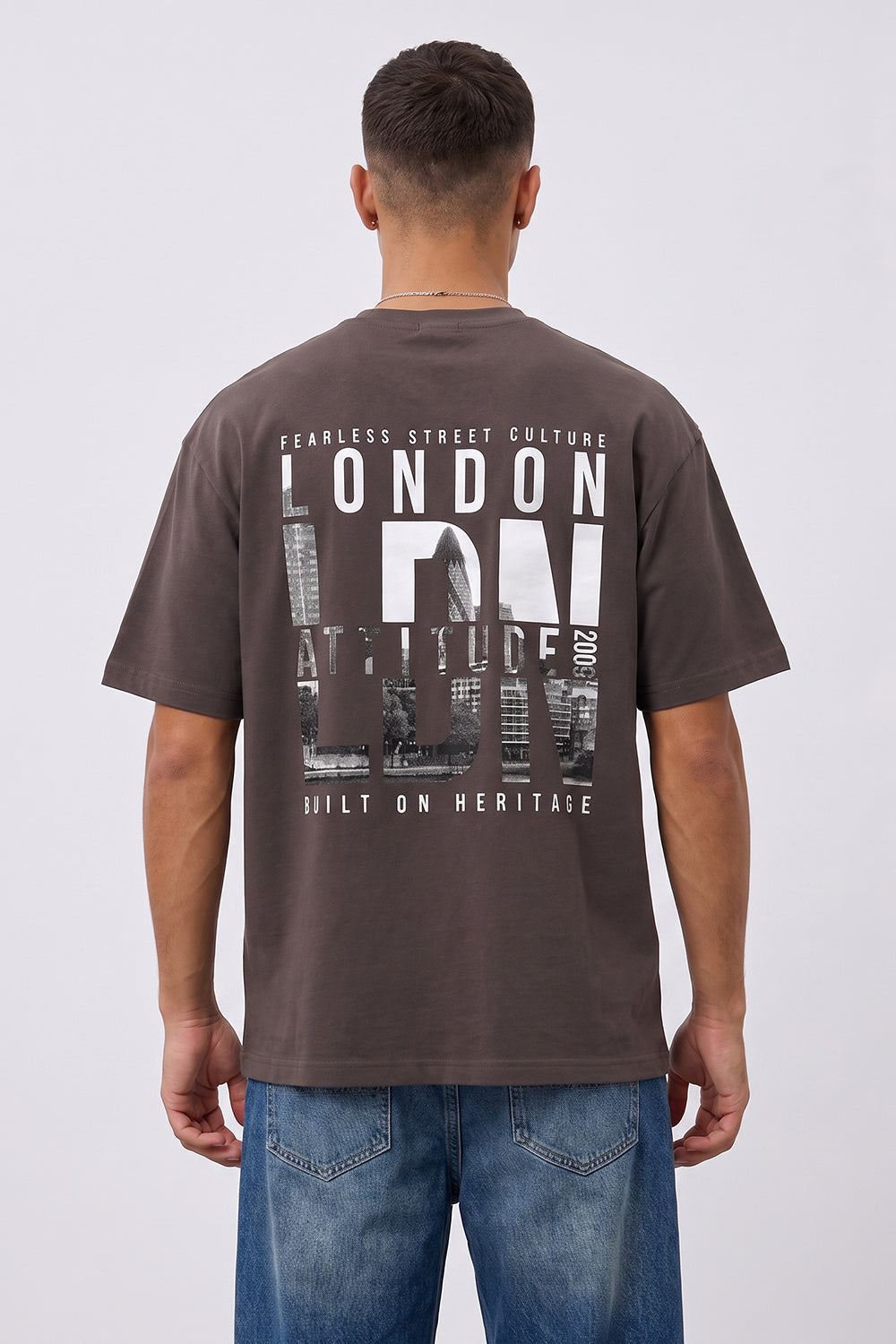 Fearless Street Culture Oversized Heavyweight Graphic T-Shirt