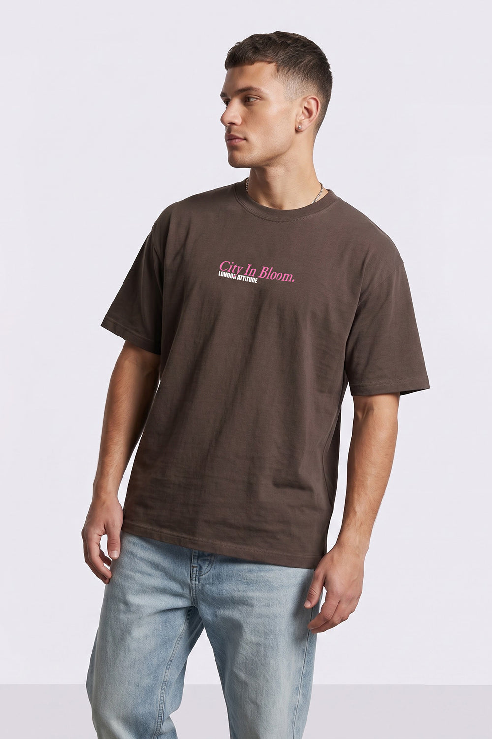Tokyo City in Bloom Oversized Heavyweight Graphic T-Shirt