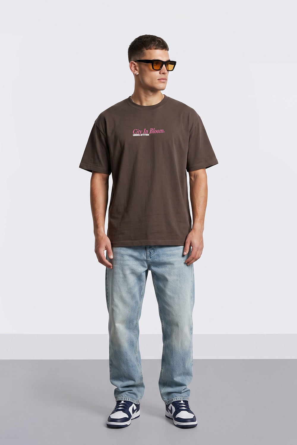 Tokyo City in Bloom Oversized Heavyweight Graphic T-Shirt
