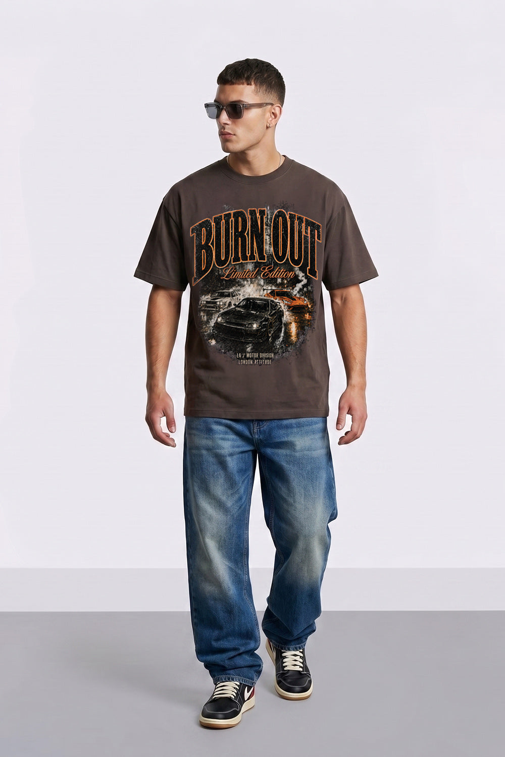 Burn Out Limited Edition Oversized Heavyweight Graphic T-Shirt