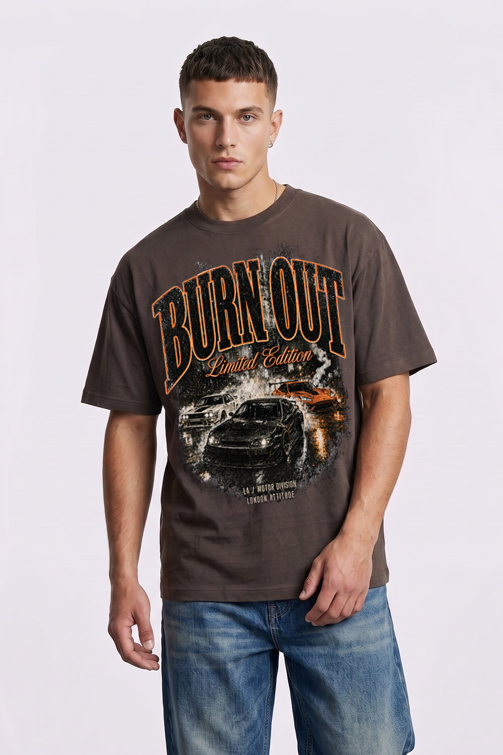 Burn Out Limited Edition Oversized Heavyweight Graphic T-Shirt