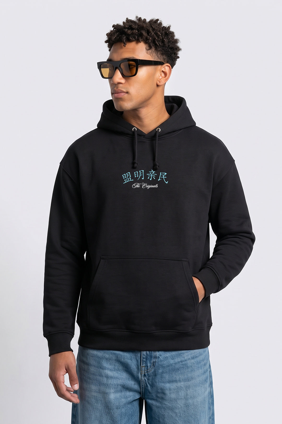 Oversized Heavyweight Japanese Dragon Graphic Hoodie