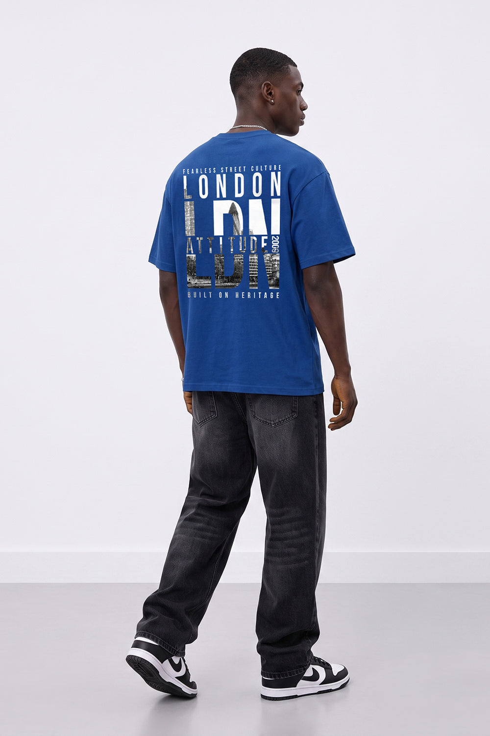 Fearless Street Culture Oversized Heavyweight Graphic T-Shirt