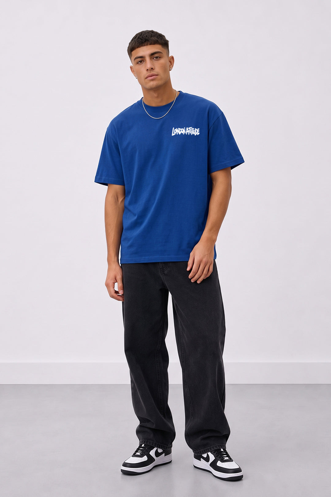 Oversized Heavyweight City Graffiti Graphic T-Shirt