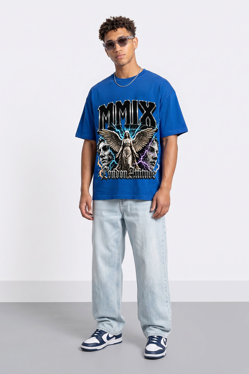 Oversized Heavyweight Angel Graphic T-Shirt