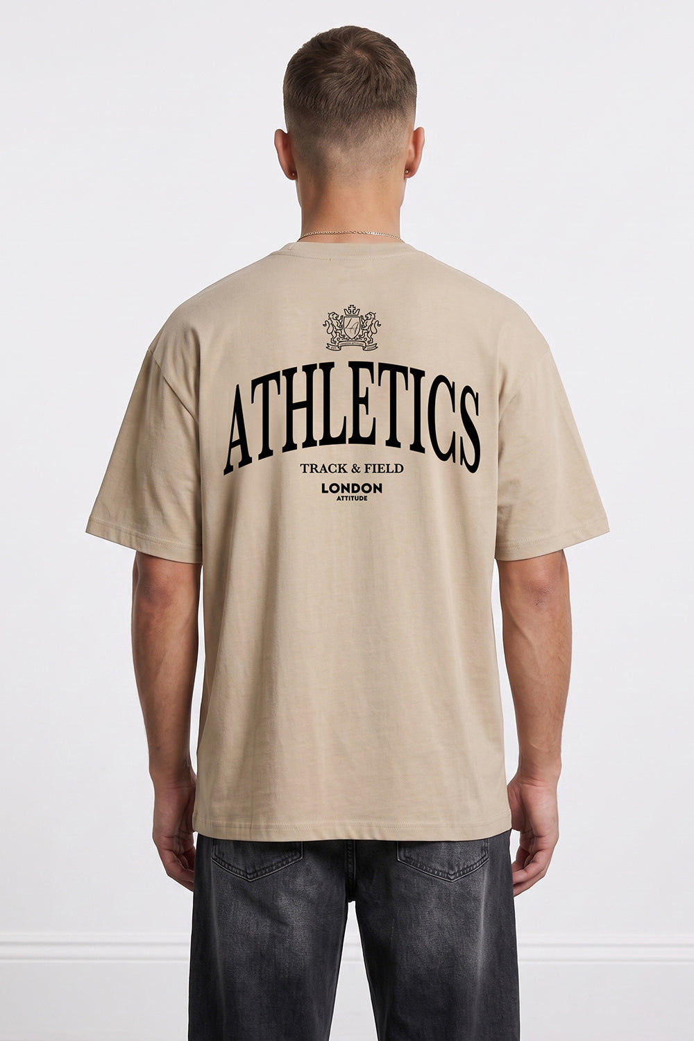 Athletics Premium Graphic T-Shirt in Black Print