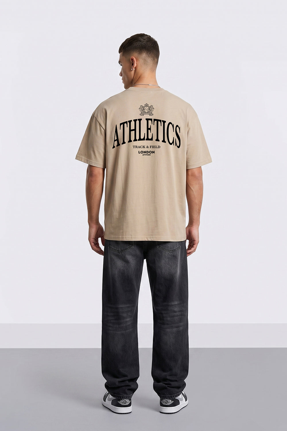 Athletics Premium Graphic T-Shirt in Black Print