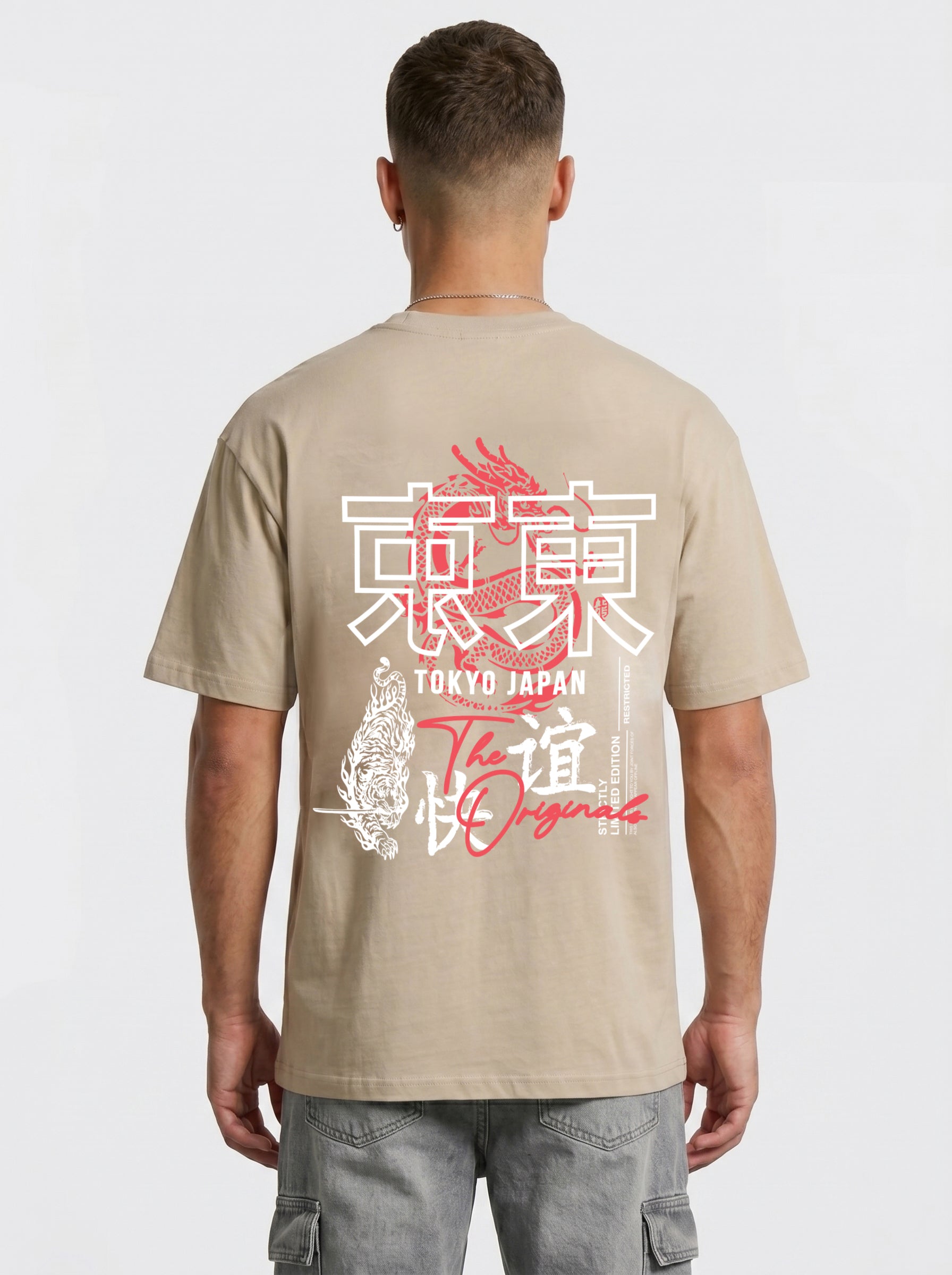 Tokyo Dragon Premium Organic Cotton Relaxed Fit T-Shirt