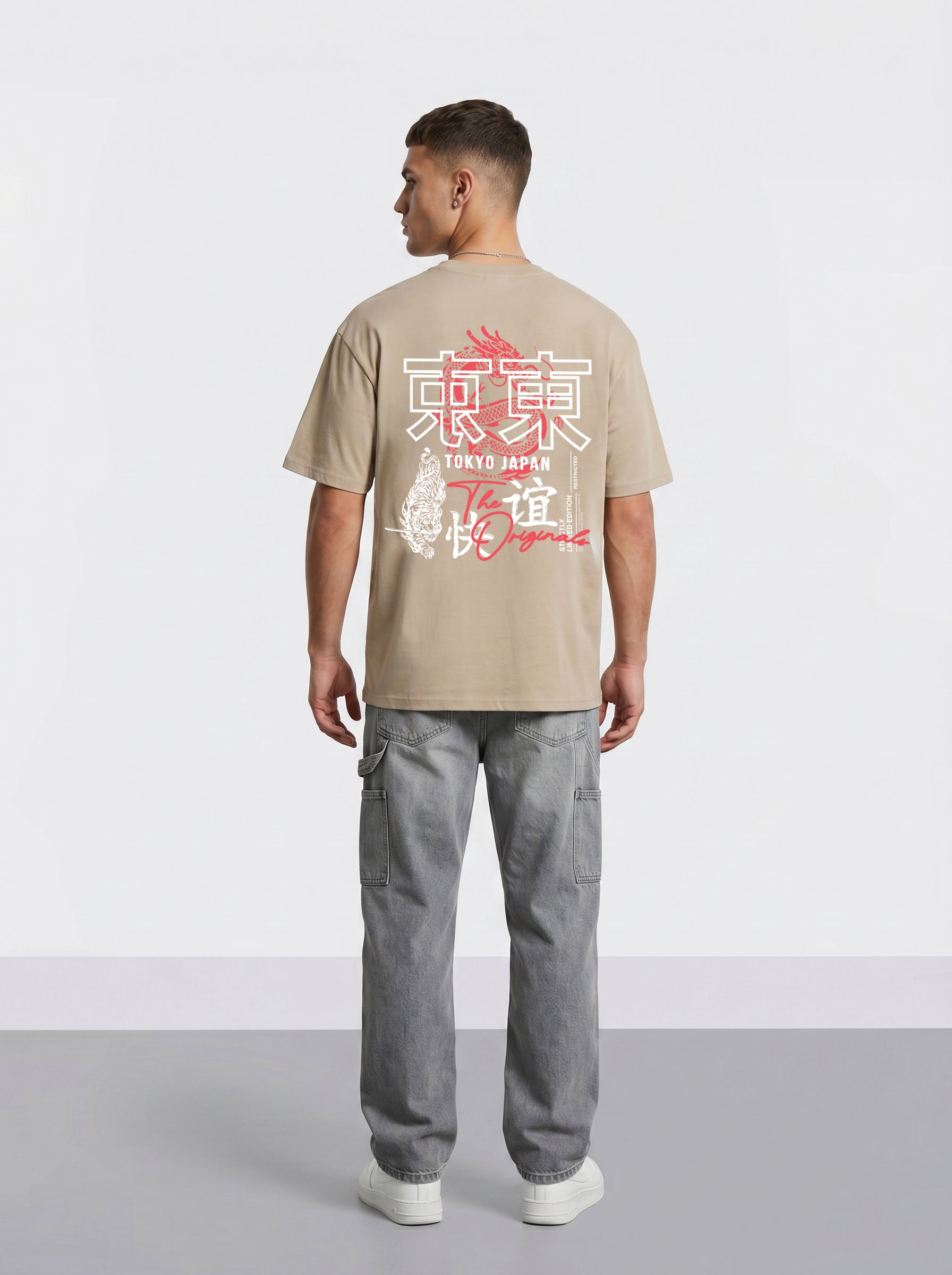 Tokyo Dragon Premium Organic Cotton Relaxed Fit T-Shirt