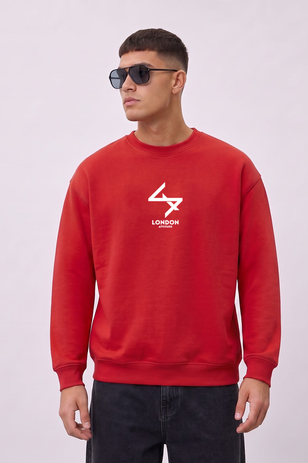 Relaxed Fit Japanese Inspired Graphic Sweatshirt