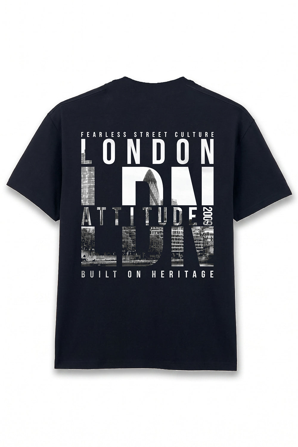 Fearless Street Culture Oversized Heavyweight Graphic T-Shirt