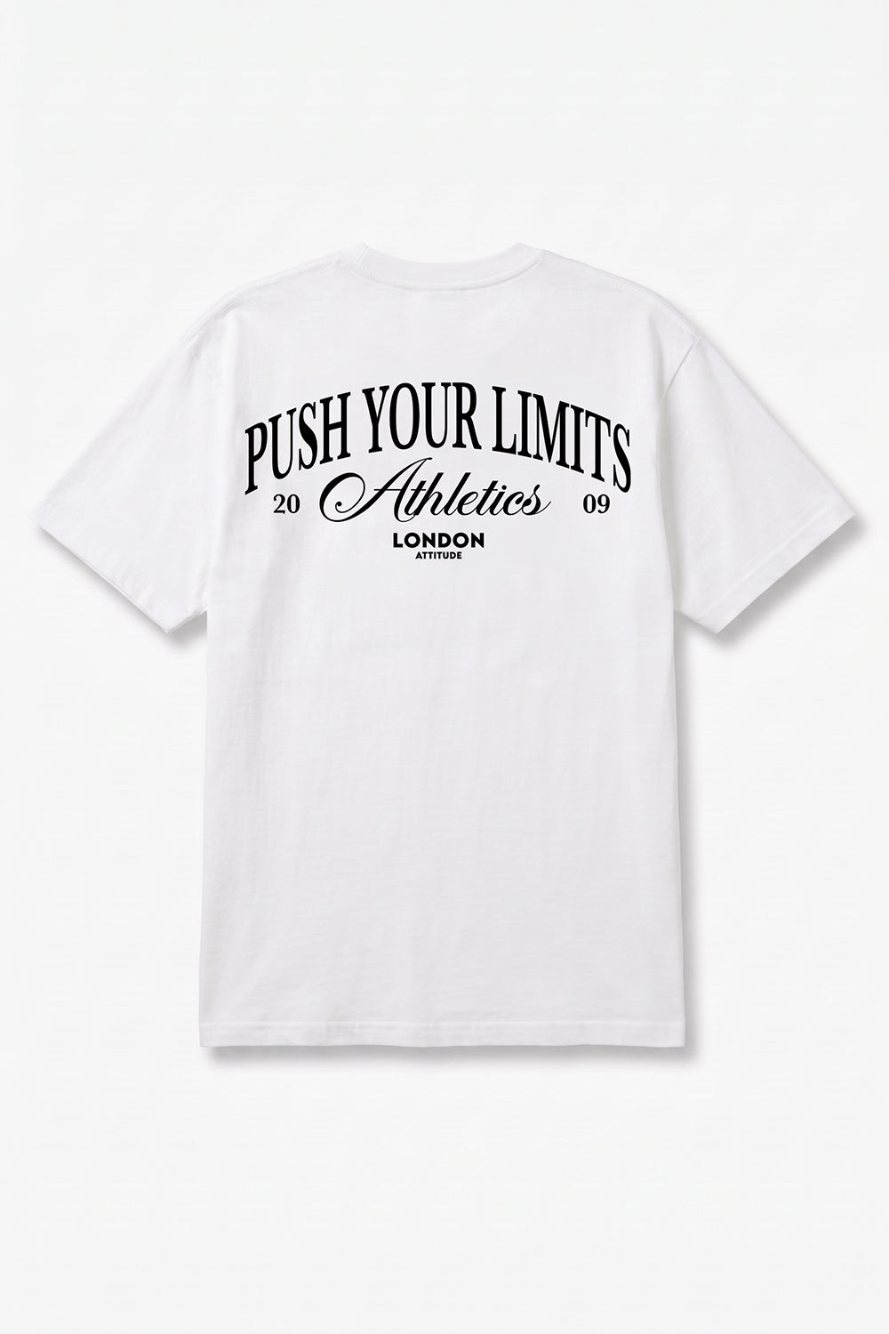 Push Your Limits Oversized Heavyweight T-Shirt in Black Print