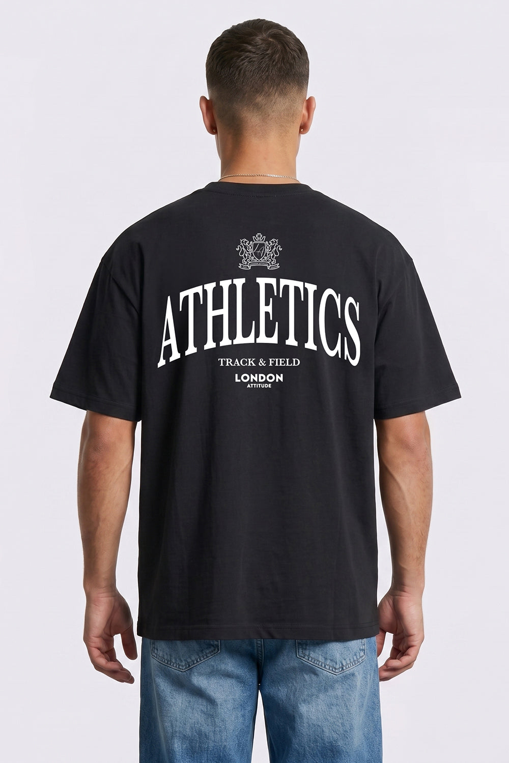 Athletics Premium Graphic T-Shirt in White Print