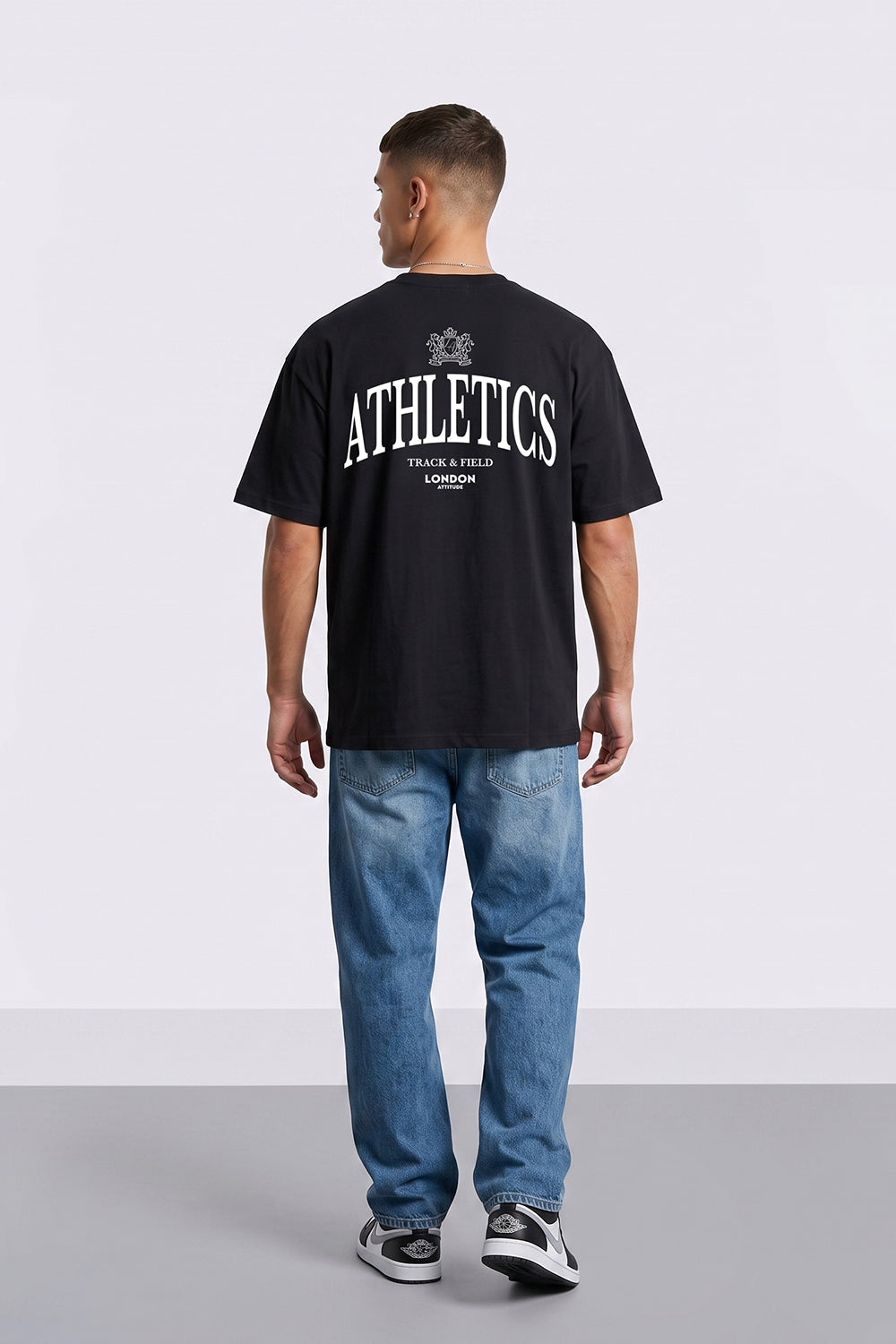 Athletics Premium Graphic T-Shirt in White Print