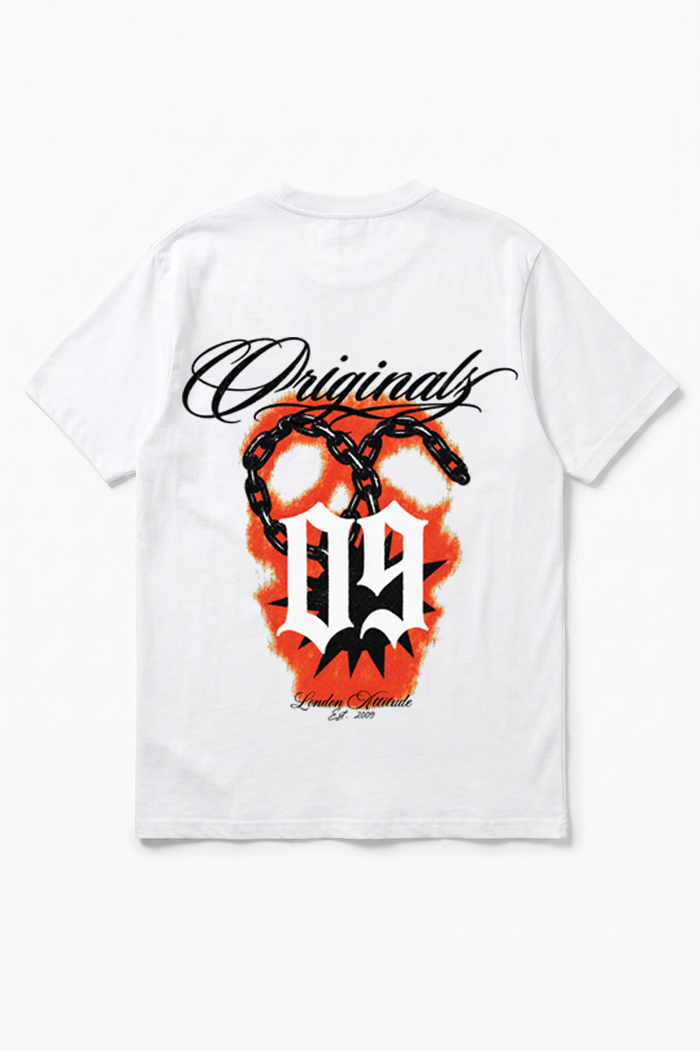Originals 09 Oversized Heavyweight Printed T-Shirt in White