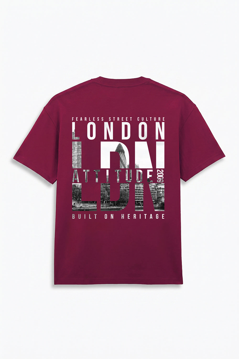 Fearless Street Culture Oversized Heavyweight Graphic T-Shirt