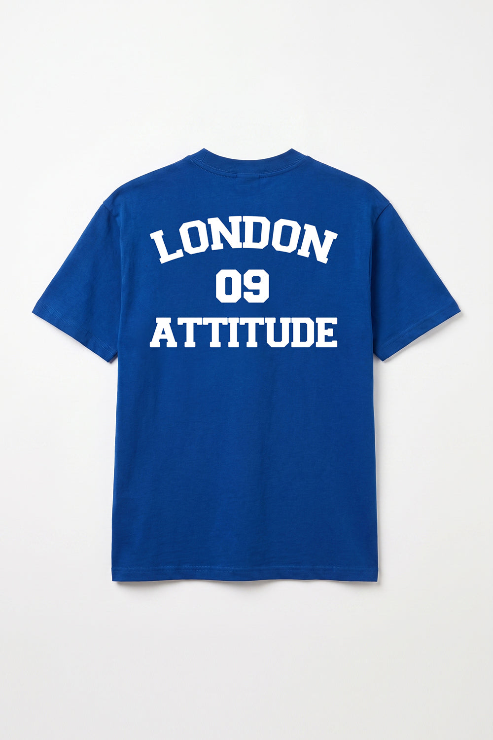 Oversized Heavyweight T-Shirt with Varsity Back Print in White