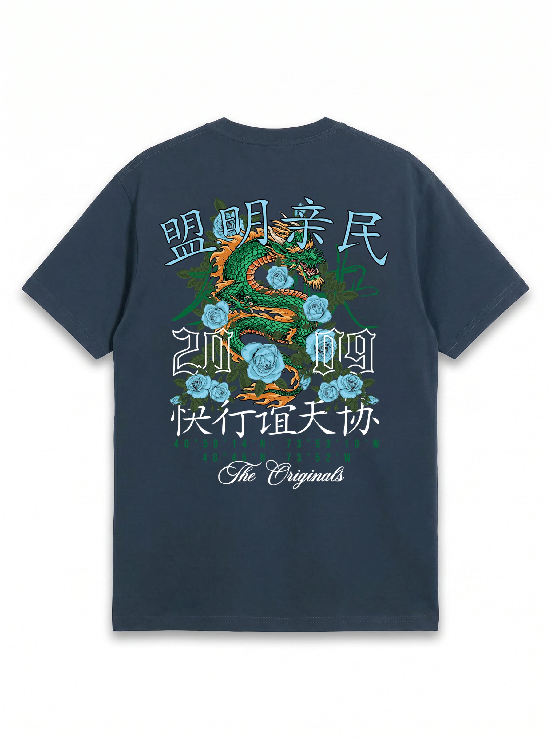 Original Creators Dragon Graphic Heavyweight Oversized T-Shirt