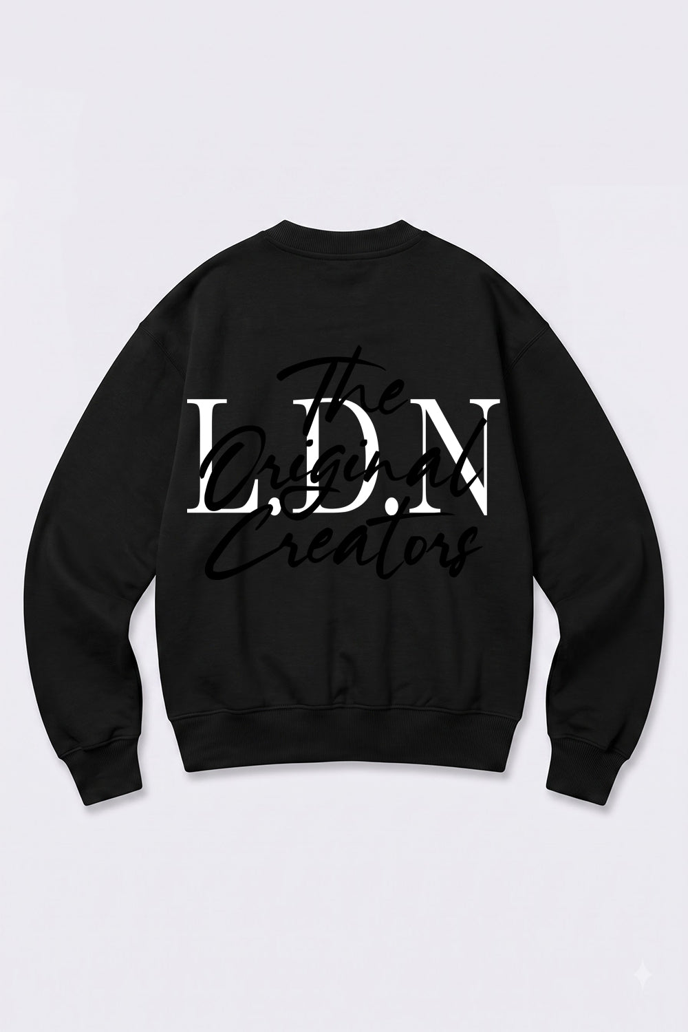 Oversized LDN Original Creators Sweatshirt in Black