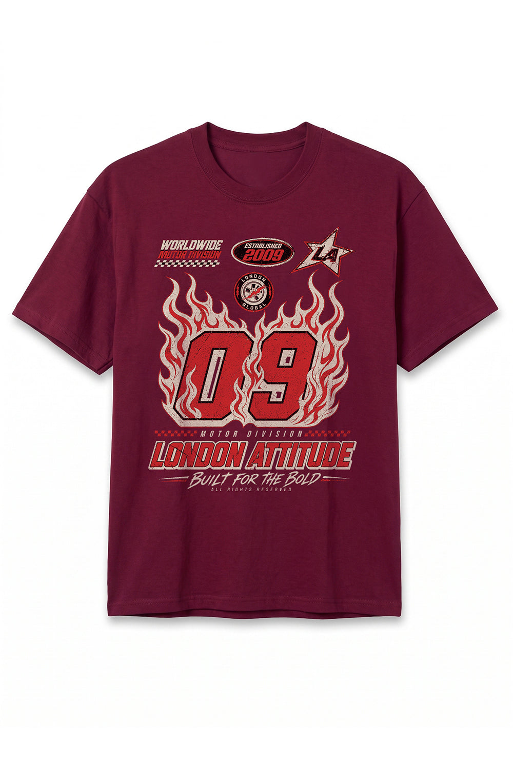 Racing Oversized Heavyweight Graphic T-Shirt
