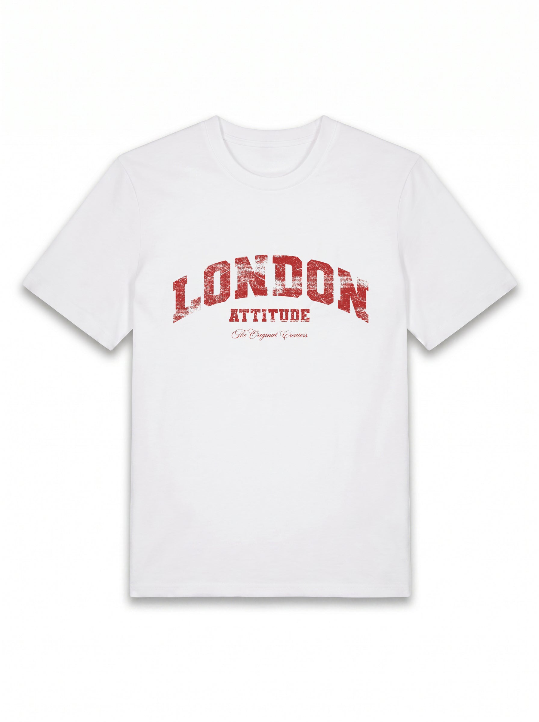 Original Creators Premium Organic Cotton T-Shirt with Vintage Red Logo