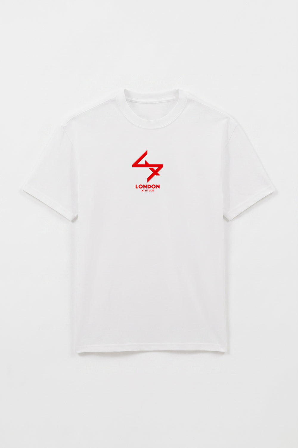 Push Your Limits Oversized Heavyweight T-Shirt in Red Print