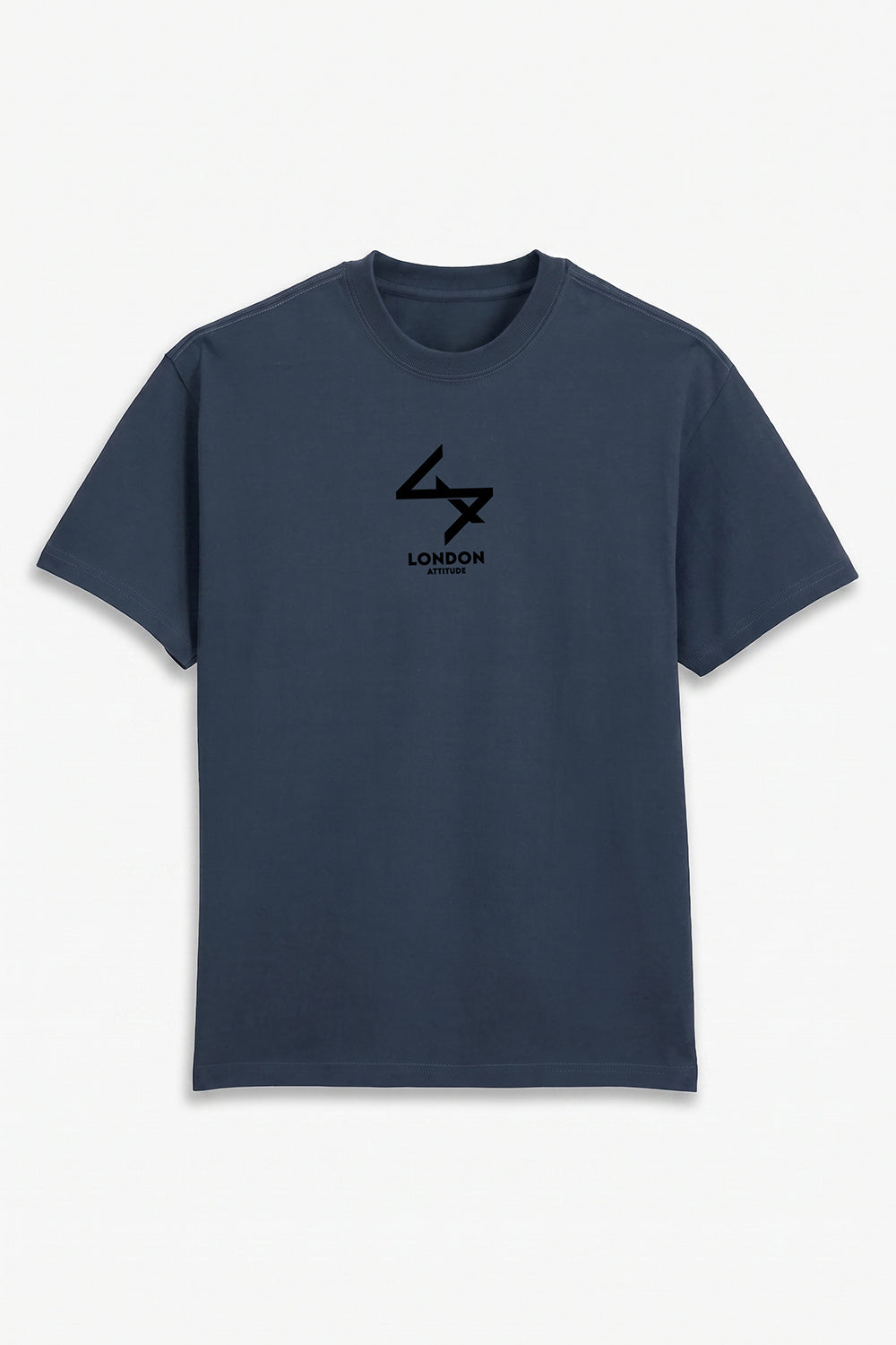 Push Your Limits Oversized Heavyweight T-Shirt in Black Print